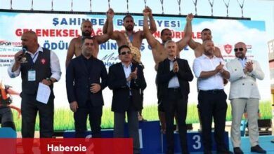 Feyzullah Aktürk, CW Güç Türkiye Yağlı Güreş Ligi'nin Şahinbey etabını kazandı