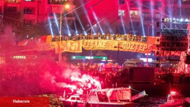 Göztepe’nin 100. yılında gökyüzü sarı-kırmızı