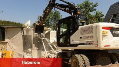 Hasanağa'da kaçak villalar yıkıldı