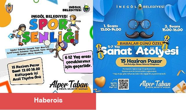 İnegöl Belediyesi'nden Babalar Gününde İki Farklı Aktiflik