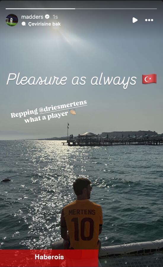 James Maddison'un Mertens paylaşımları devam ediyor!