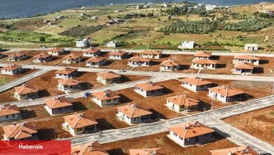 Kahramanmaraş’ta 110 köy meskeni tamamlandı... Göl görüntüleri köy konutları tamamlandı