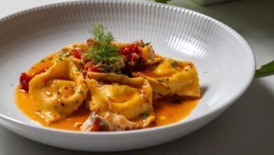 Karides Dolgulu Tortellini Tanımı