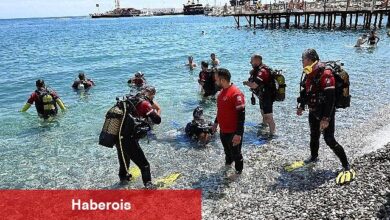 Kemer'de deniz tabanı ve kıyı paklığı aktifliği