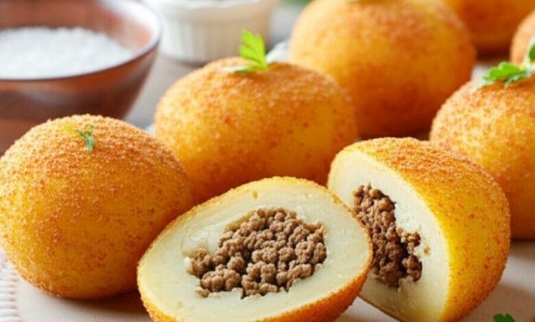 Kıyma Dolgulu Patates Topları - Haberois Kıyma Dolgulu Patates Topları
