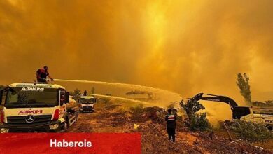 Kocaeli Büyükşehir, komşu Sakarya'nın yardımına koştu; Büyükşehir A Ekibi alevlerin ortasında