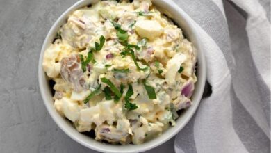 Labneli Patates Salatası