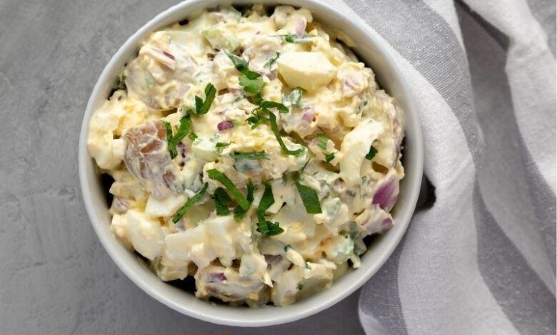 Labneli Patates Salatası - Haberois Labneli Patates Salatası