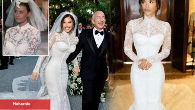 Lauren Sanchez'in gelinliğinin imali 900 saat sürdü!