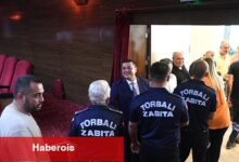 Lider Demir, belediye işçisi ile bayramlaştı