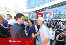Lider Önal, işçisiyle bayramlaştı "Bu kenti sizlerin emeğiyle güzelleştiriyoruz"
