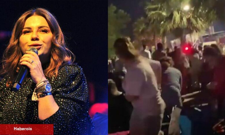 Merve Özbey'in konserinde arbede çıktı! Polis memuru bıçaklandı - Haberois Merve Özbey'in konserinde arbede çıktı! Polis memuru bıçaklandı