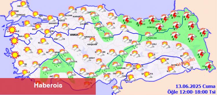 Meteoroloji uyardı! Sağanak yağış ve toz taşınımına dikkat!