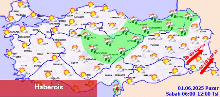 Meteoroloji'den sağanak ve kuvvetli rüzgar uyarısı!