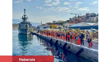 Milletlerarası Meis-Kaş Yüzme Yarışı gerçekleştirildi