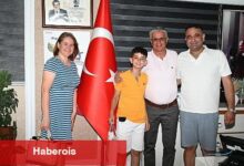 Minik Gögeş, Lider Topaloğlu ile tanışmaya geldi