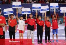 Minikler Güreş Şampiyonası açılış seremonisi
