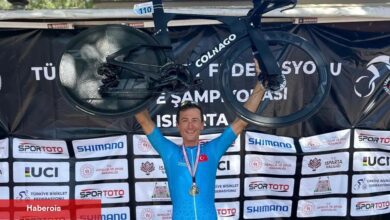 Mudanya'nın bisiklet sporcusu zirveye pedal çevirdi