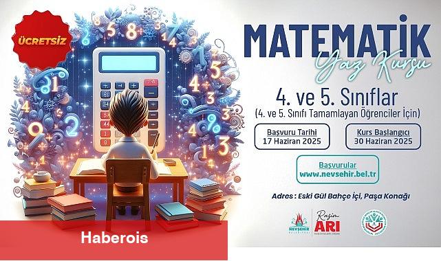 Nevşehir Belediyesi'nden Matematik Yaz Kursu - Haberois Nevşehir Belediyesi'nden Matematik Yaz Kursu