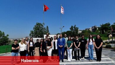 Ömer Eşki öğrencilere Kıbrıs'ı anlattı
