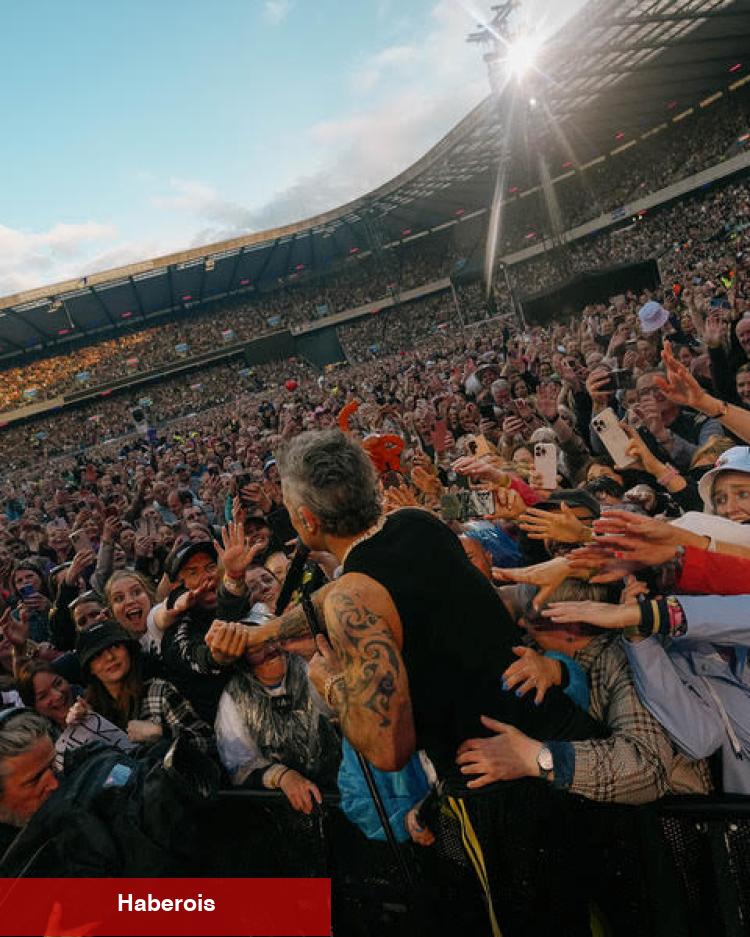 Robbie Williams'dan İstanbul'da unutulmaz geceye davet
