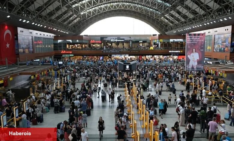 Sabiha Gökçen Havalimanı'nda bayram yoğunluğu - Haberois Sabiha Gökçen Havalimanı'nda bayram yoğunluğu