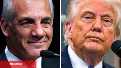 Sahnede bile, Trump New Jersey'in Valisi yarışında her yerde