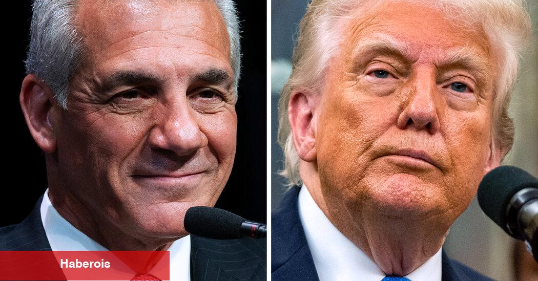 Sahnede bile, Trump New Jersey'in Valisi yarışında her yerde
