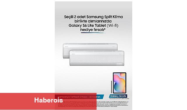 Samsung Split Klimalarda Galaxy S6 Tablet ikram fırsatı!