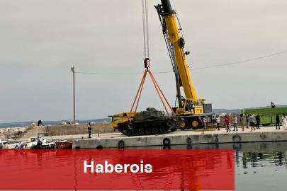 Saros Körfezi'nde çevreci atılım... Hurda tank yapay resif oluyor
