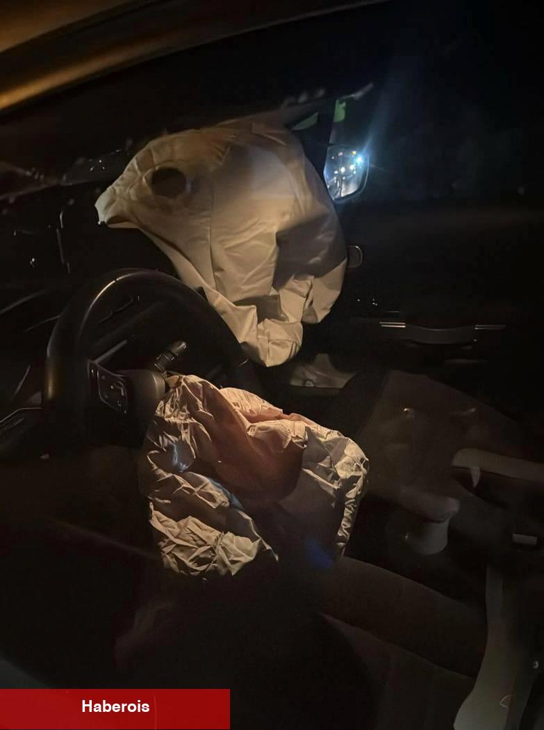 Tarık Mengüç'ün oğlu Baran trafik kazası geçirdi: Rabbim korudu!