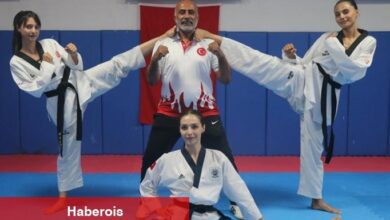 Üç kızını ulusal sportmen yapan tekvando antrenörü baba gururlu