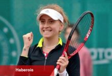 Ulusal tenisçi Berfu Cengiz, Wimbledon'a elemelerin birinci tipinde veda etti