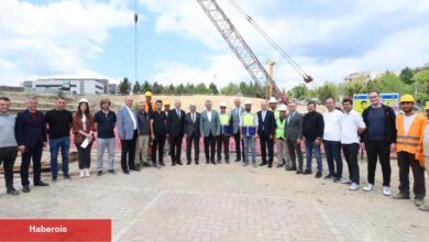 Umuttepe’de cami ve otopark projesi süratle ilerliyor