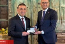 Vali Sözer'e Beykoz'dan veda yemeği
