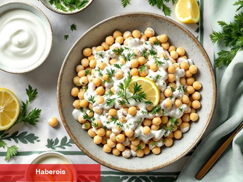 Yoğurtlu Nohut Salatası