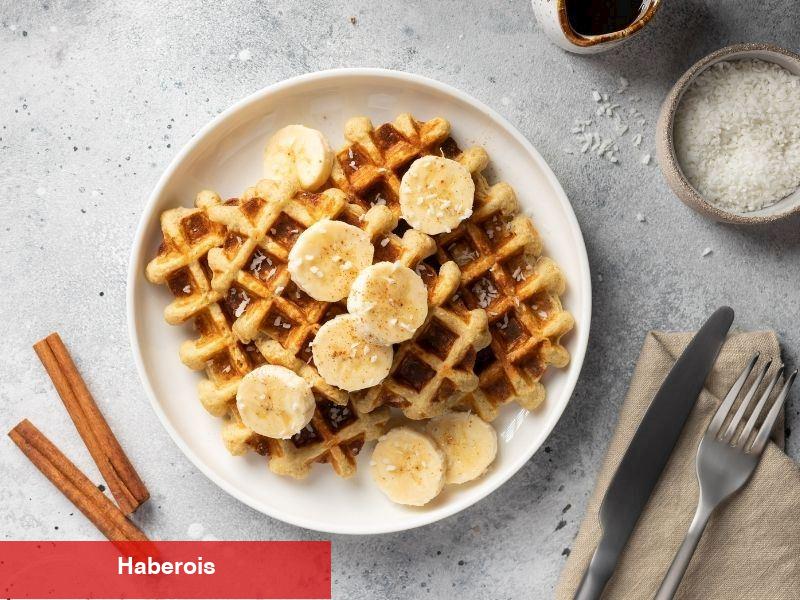 Yulaflı Muzlu Waffle