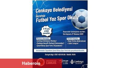 Çankaya Belediyesi'nden Fiyatsız Yaz Spor Okulları - Haberois Çankaya Belediyesi'nden Fiyatsız Yaz Spor Okulları